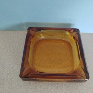 Viking MCM Dark Amber Ashtray